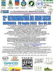 Ultramaratona del Gran Sasso – Santo Stefano di Sessanio (Aq) 30 luglio 2023