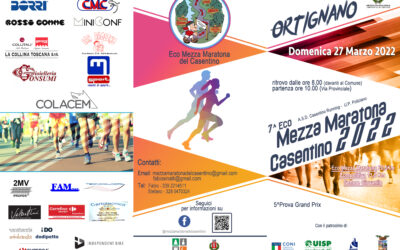 Eco mezza maratona del Casentino – Ortignano Raggiolo (Ar) 27 marzo 2022