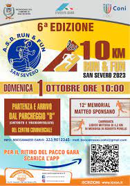 La 10k run & fun – San Severo (Fg) 1 ottobre 2023