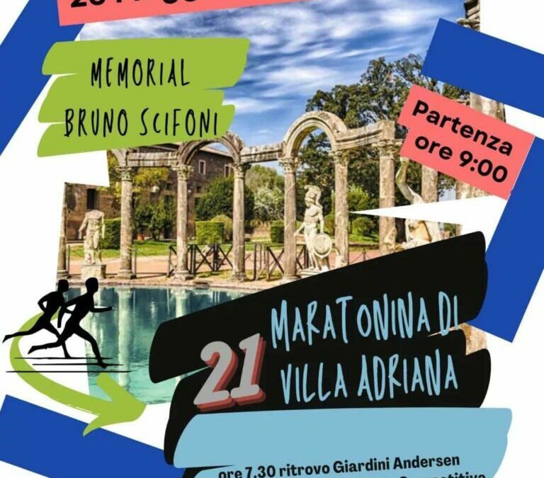 Maratonina Villa Adriana – Villa Adriana (Rm) 26 maggio 2024