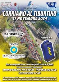 Corriamo al Tiburtino – Roma 17 novembre 2024