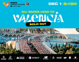 Maratón Valencia Trinidad Alfonso Zurich – Valencia 1 dicembre 2024