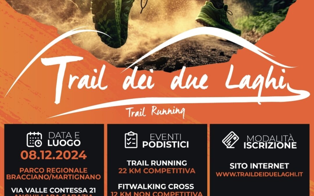 Trail dei due laghi – 8 dicembre 2024 Anguillara Sabazia (Rm)